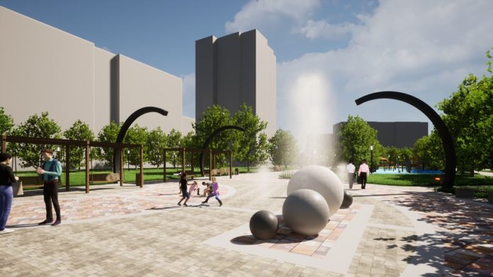 Строительство бульвара Юности продолжается в Подольске Строительство бульвара Юности продолжается в Подольске