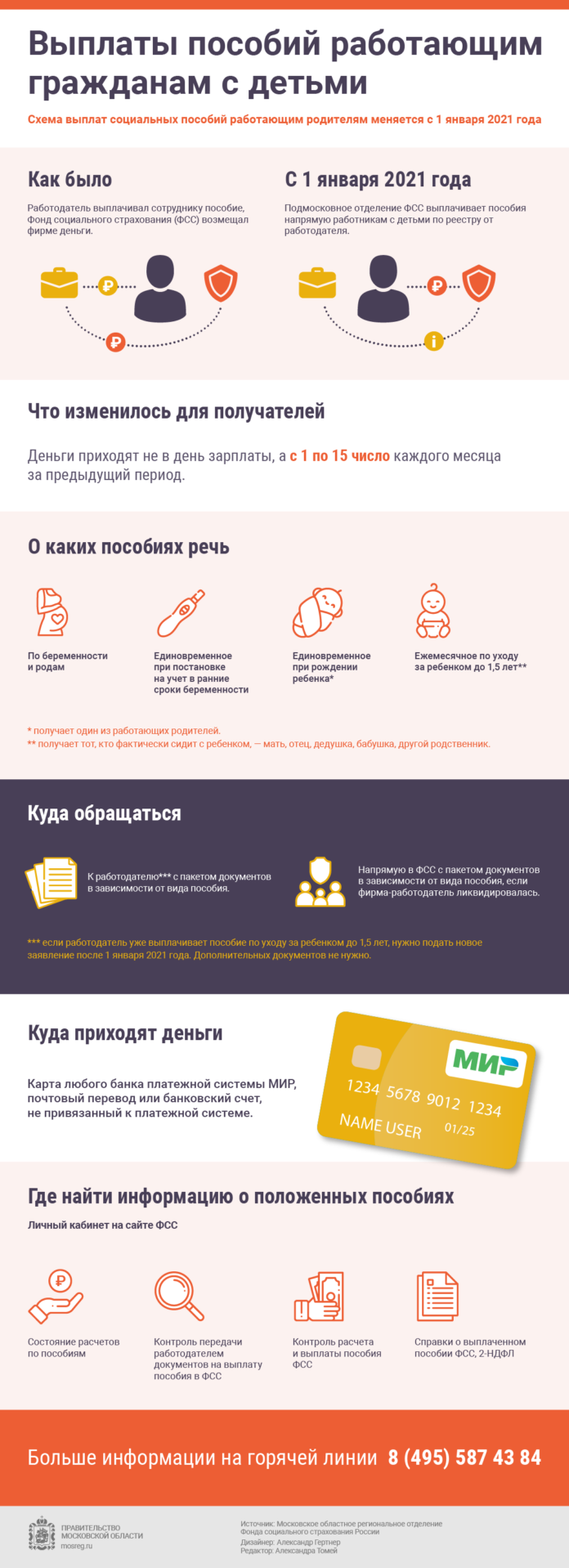 К сведению подольчан: как получить пособие на ребенка у работодателя – новая схема выплат К сведению подольчан: как получить пособие на ребенка у работодателя – новая схема выплат