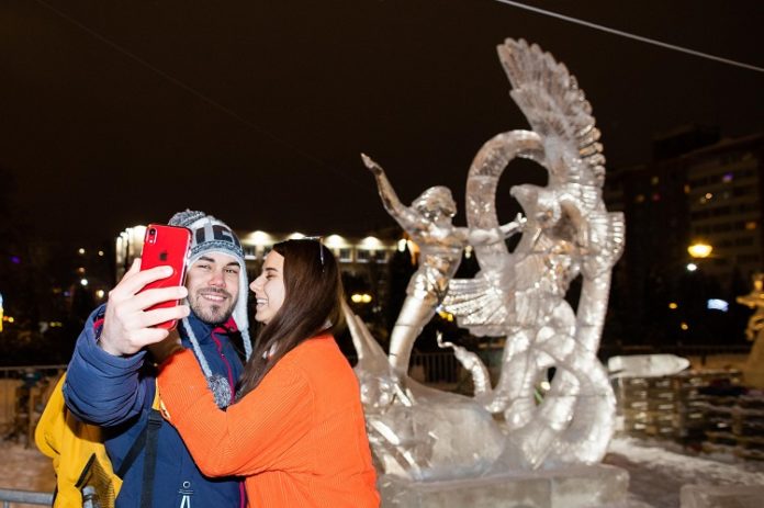 Сквер Поколений стал наиболее популярным местом для прогулок у подольчан в новогодние каникулы