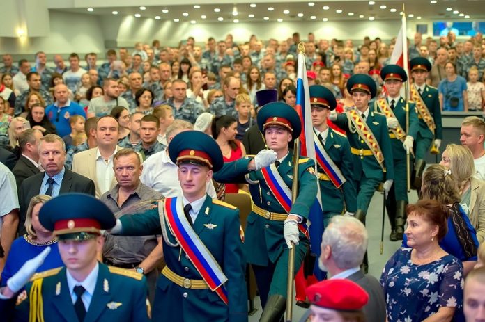 Глава Городского округа Подольск поздравил ОМОН «Русич» с 25-летием организации