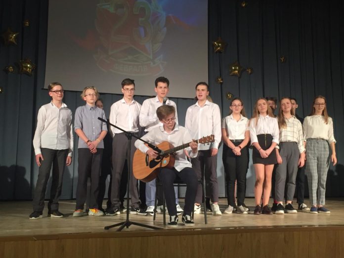 Ежегодный фестиваль солдатской песни завершился в школе № 32