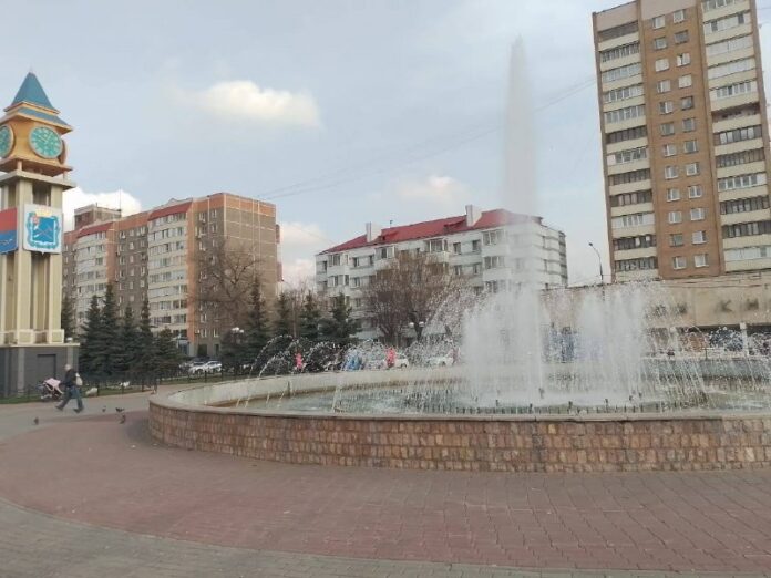 Состоялись пробные пуски фонтанов в Большом Подольске