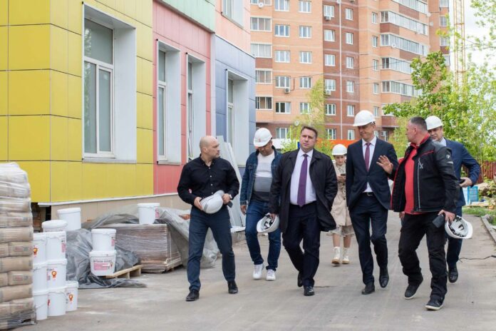 Активно ведётся строительство детского сада на ул. Колхозной