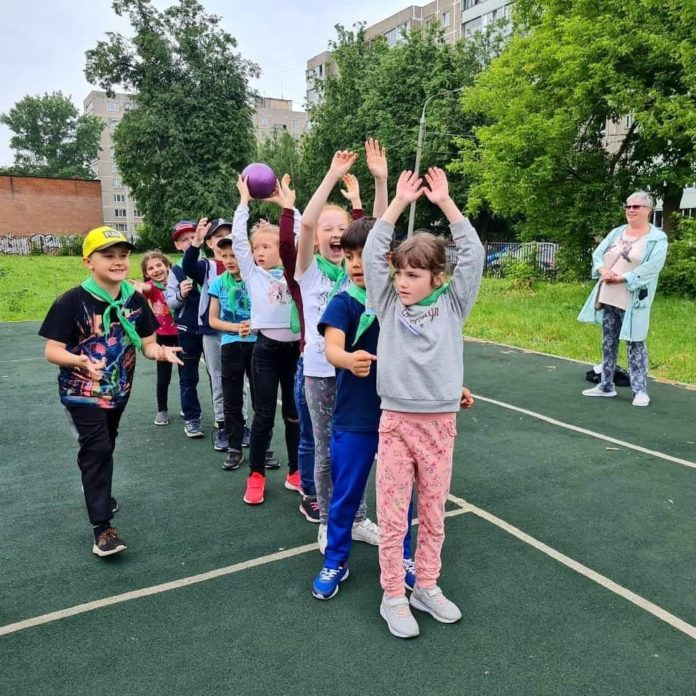 В Подольске провели «Веселые старты» для учеников средней школы №3