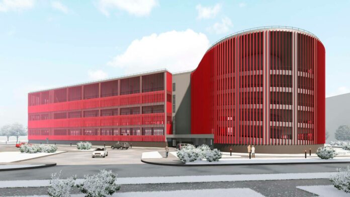 Проект многоуровневого паркинга на 300 мест реализуют у деревни Борисовки Проект многоуровневого паркинга на 300 мест реализуют у деревни Борисовки