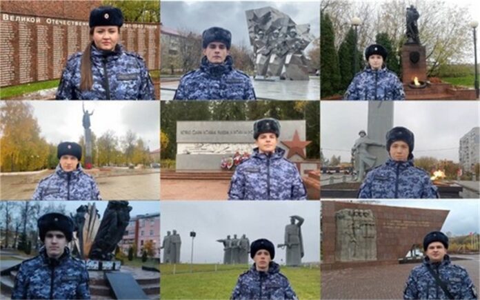 Флешмоб ко Дню белых журавлей провели росгвардейцы