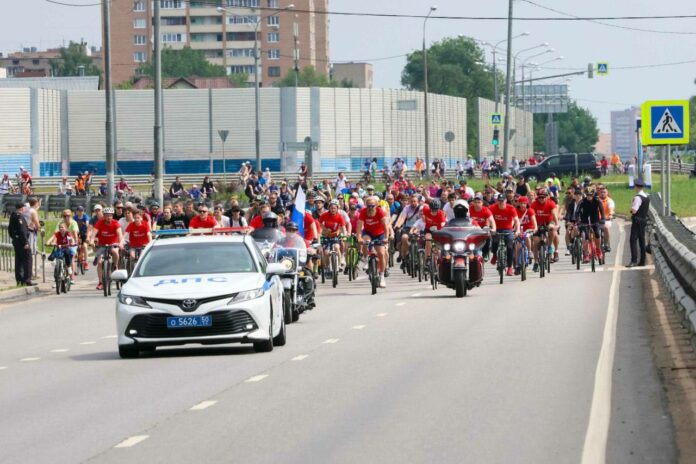 Велопробег «Вперед, Россия!» прошел в Подольске 12 июня Велопробег «Вперед, Россия!» прошел в Подольске 12 июня