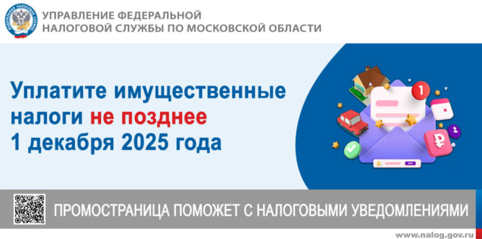 Налогоплательщикам поможет промостраница «Налоговое уведомление 2025 года» Налогоплательщикам поможет промостраница «Налоговое уведомление 2025 года»