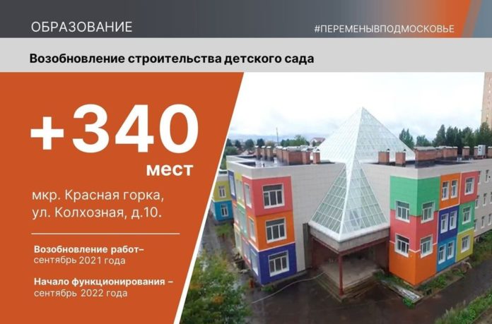 Для завершения работ по строительству детского сада на улице Колхозной заключён муниципальный контракт Для завершения работ по строительству детского сада на улице Колхозной заключён муниципальный контракт