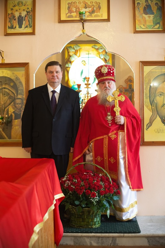 Протоиерей Александр Ганаба совершил Божественную литургию в Крестильном храме Протоиерей Александр Ганаба совершил Божественную литургию в Крестильном храме