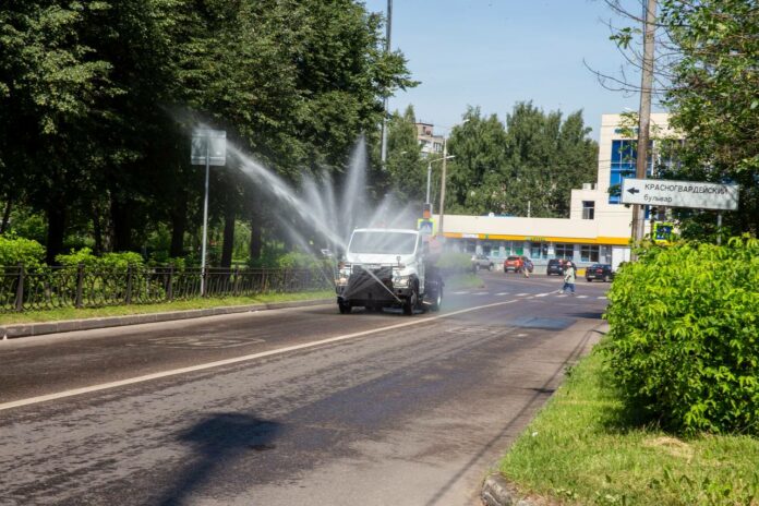 Освежающий душ для дорог