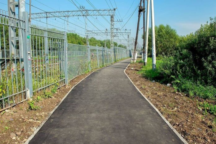 Ремонт тротуаров к станции МЦД-2 «Силикатная» Ремонт тротуаров к станции МЦД-2 «Силикатная»