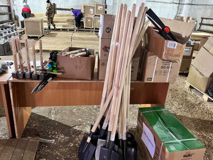 Готова еще одна партия техники и инструментов для подольских бойцов Готова еще одна партия техники и инструментов для подольских бойцов