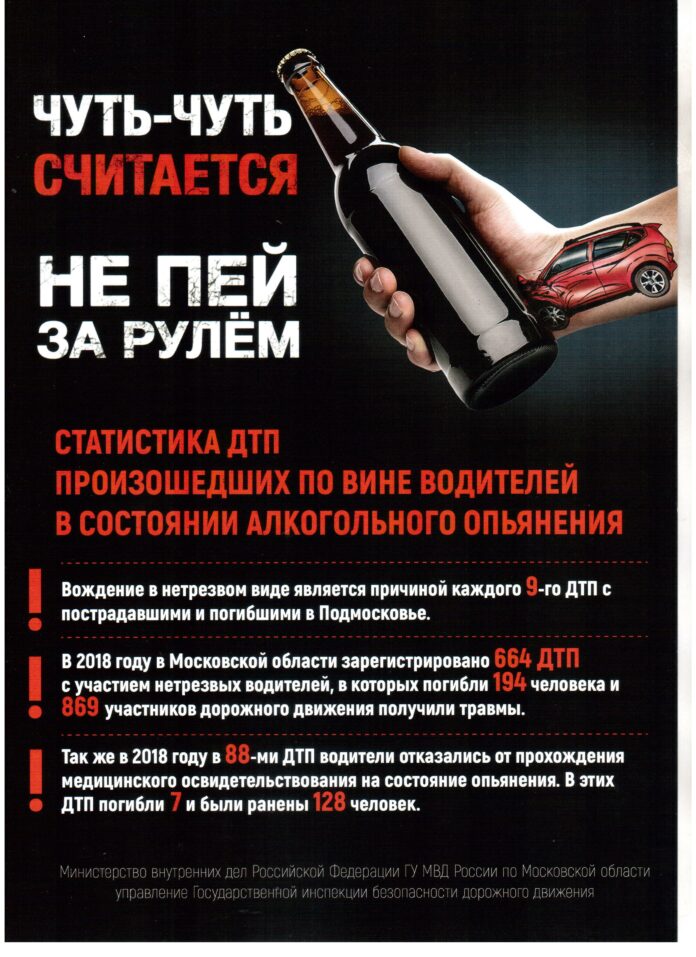 В Подольске подвели итоги профилактического мероприятия «Нетрезвый водитель» В Подольске подвели итоги профилактического мероприятия «Нетрезвый водитель»
