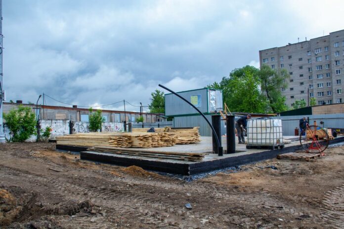 Продолжается строительство котельной на улице Почтовой Подольска Продолжается строительство котельной на улице Почтовой Подольска