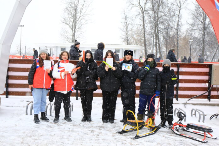 В Московской области сотрудники Госавтоинспекции провели в городских парках акцию «Безопасная зима»