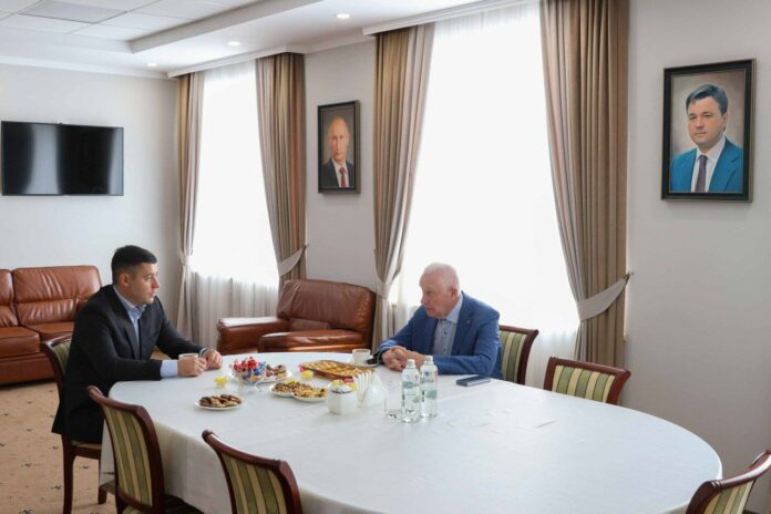 Глава Подольска встретился накануне Дня города с Николаем Москалевым Глава Подольска встретился накануне Дня города с Николаем Москалевым