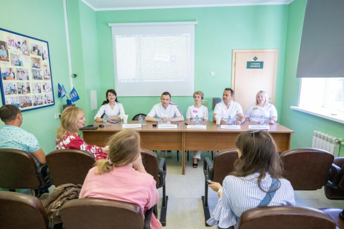 Пресс-конференция в родильном доме Подольска Пресс-конференция в родильном доме Подольска