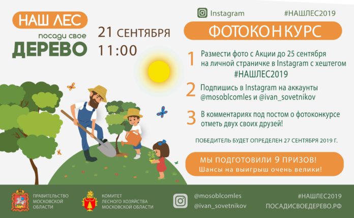 Испытай удачу в фотоконкурсе эко-акции «Наш лес. Посади свое дерево» Испытай удачу в фотоконкурсе эко-акции «Наш лес. Посади свое дерево»