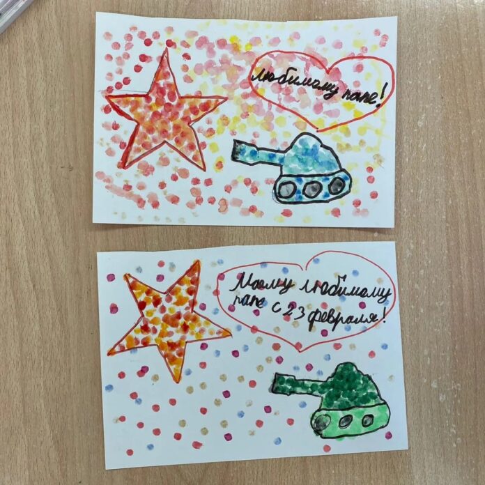 Мастер-класс «Подарок защитнику» состоялся для учеников подольского Лицея №5