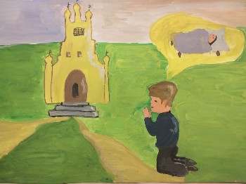 Около шестидесяти подольчан приняли участие в конкурсе детских рисунков «Притча глазами ребенка»