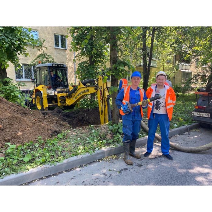 МУП «Водоканал» завершил ремонтные работы в мкр. Климовск