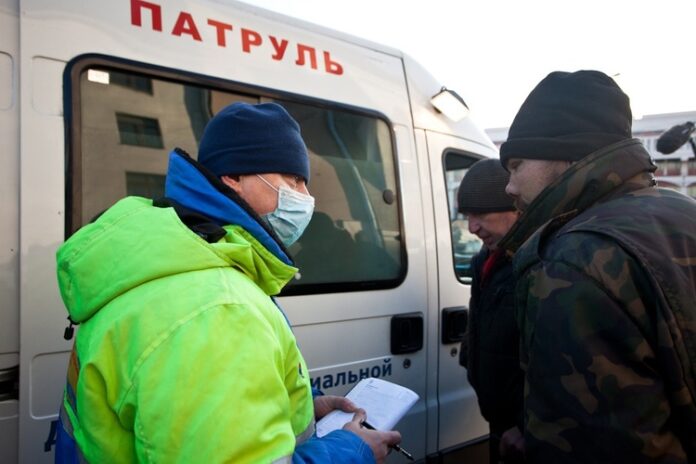 Служба социального патруля работает в Подольске Служба социального патруля работает в Подольске