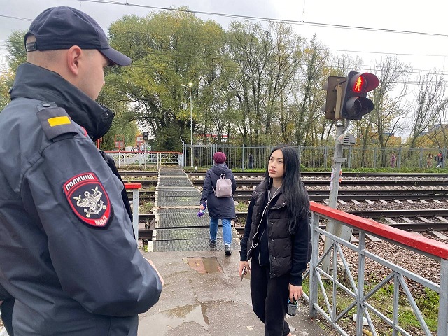 Краткий рейд по соблюдению правил поведения на ж/д в Подольске выявил десятки нарушителей Краткий рейд по соблюдению правил поведения на ж/д в Подольске выявил десятки нарушителей