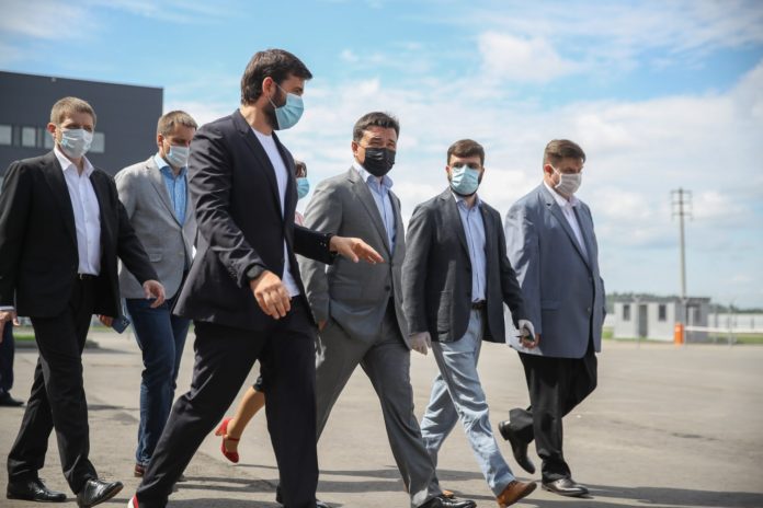 3 июля Губернатор Московской области Андрей Воробьев открыл производственно-складской комплекс Industrial Сity в Подольске 3 июля Губернатор Московской области Андрей Воробьев открыл производственно-складской комплекс Industrial Сity в Подольске