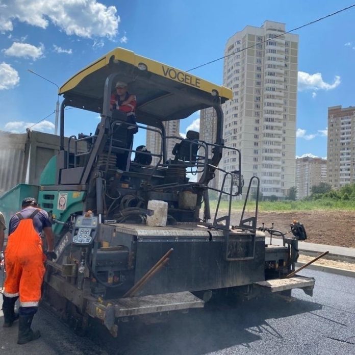 ‍На улице 43 Армии завершается строительство нового участка дороги