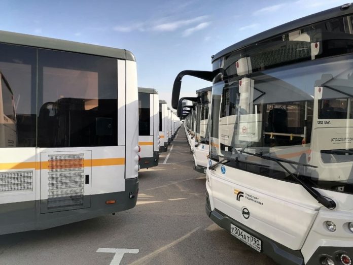 Вниманию подольчан: более 1,3 млн рейсов совершили новые автобусы Мострансавто за полгода Вниманию подольчан: более 1,3 млн рейсов совершили новые автобусы Мострансавто за полгода