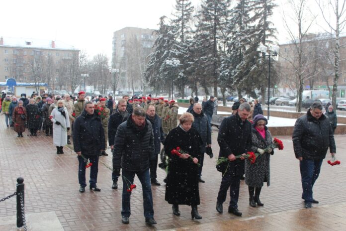 Памятные мероприятия, посвященные 80-летию Битвы за Москву прошли в микрорайоне Климовск