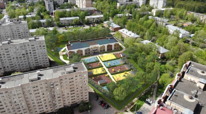 Детский сад построят на улице Школьной в микрорайоне Климовск Детский сад построят на улице Школьной в микрорайоне Климовск