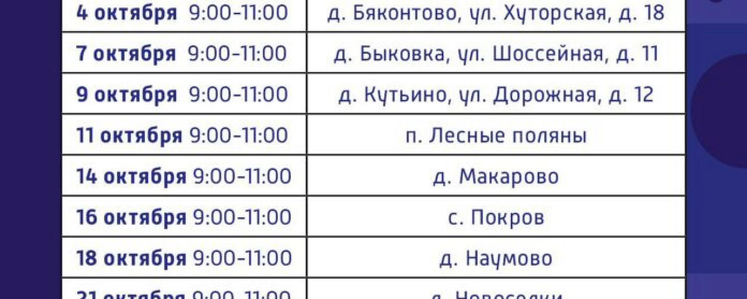 Мобильный ФАП будет работать в Подольске в октябре Мобильный ФАП будет работать в Подольске в октябре