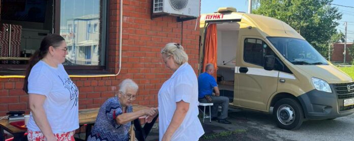 Выездная диспансеризация прошла в деревне Яковлево в Подольске Выездная диспансеризация прошла в деревне Яковлево в Подольске