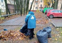 260 дворников «УК Подольск» убирают улицы
